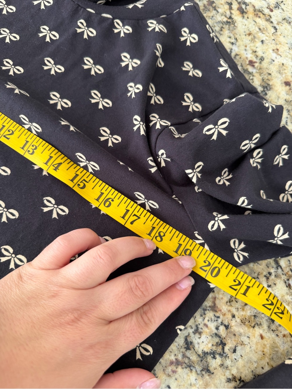 Maeve Black Bow-Print Turtleneck Sweater - Picture 5 of 7